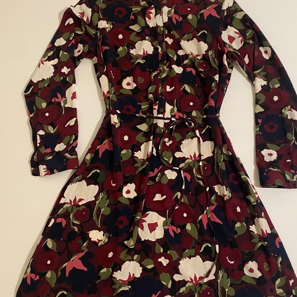 Merona Women's Tunic Plum Floral Print Long Sleeve
Mini Dress size m - Picture 4 of 8